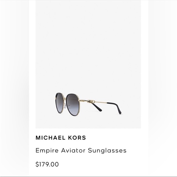 Michael Kors Empire Aviator Sunglasses - Picture 4 of 16